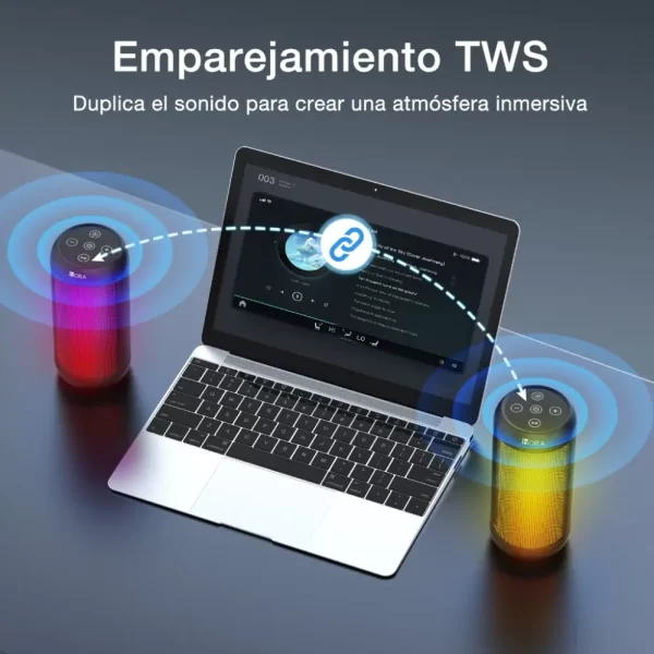 Bocinas Portatil Bluetooth boc242 1HORA - Imagen 3